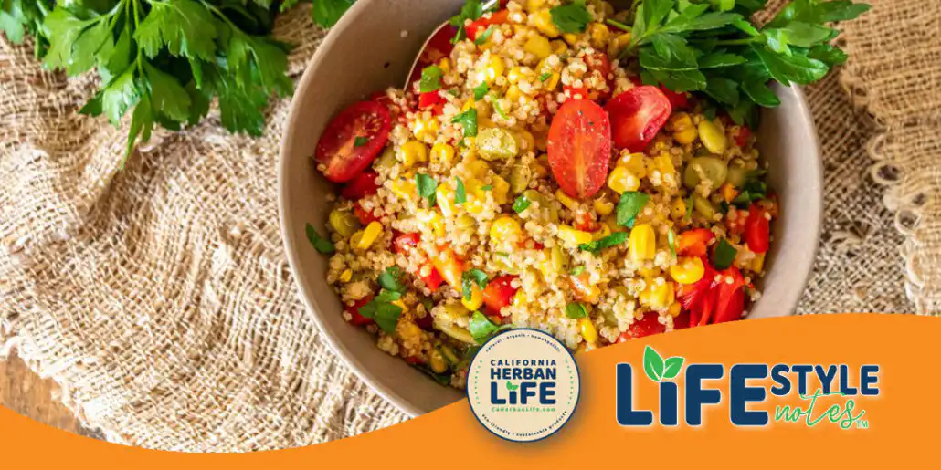 Summer Quinoa Succotash Salad