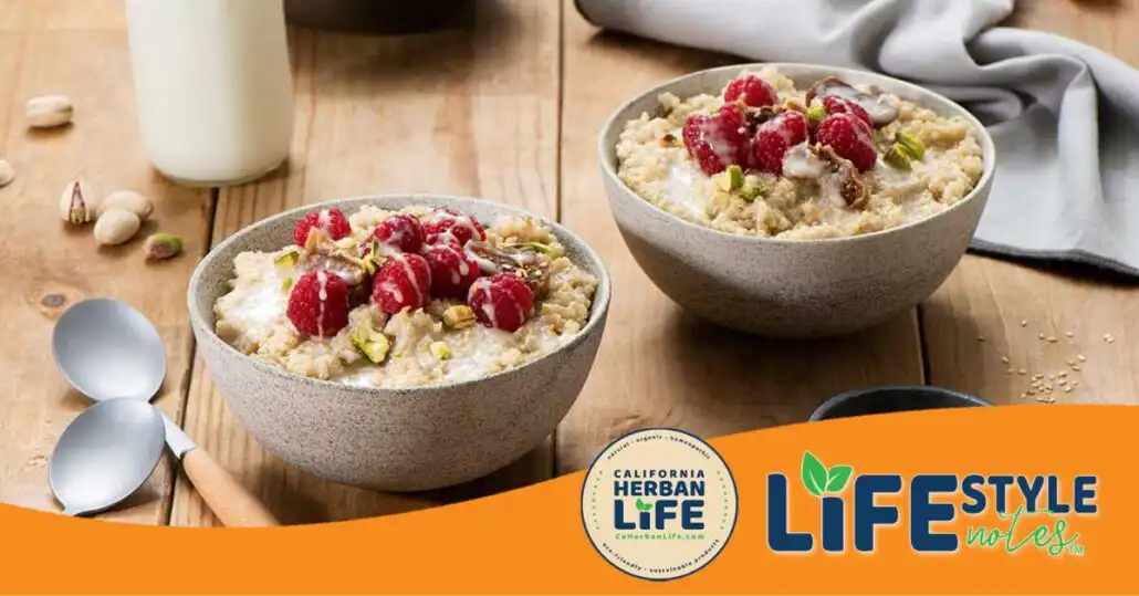 Allulose Tahini Quinoa Breakfast Bowl