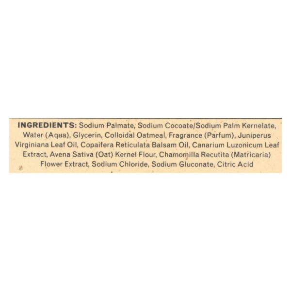 grandpa soap co. oatmeal bar soap 4.25 oz.