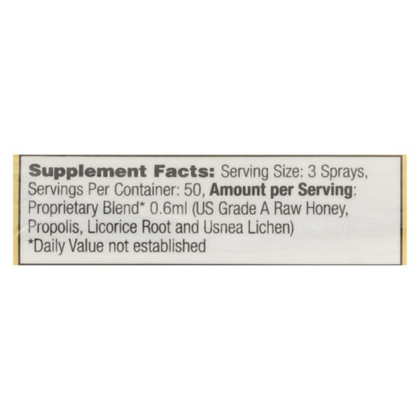 honey gardens propolis honey spray 1 oz.