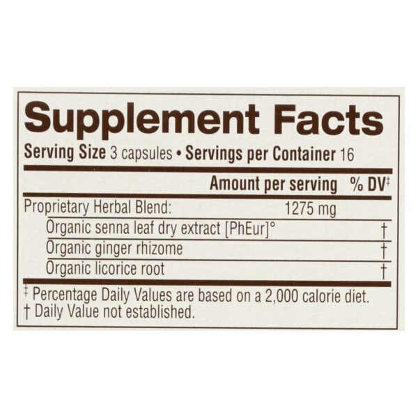 traditional medicinals smooth move senna stimulant laxative 50 capsules