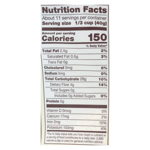 bob's red mill gluten free oat bran cereal 16 oz. resealable bag