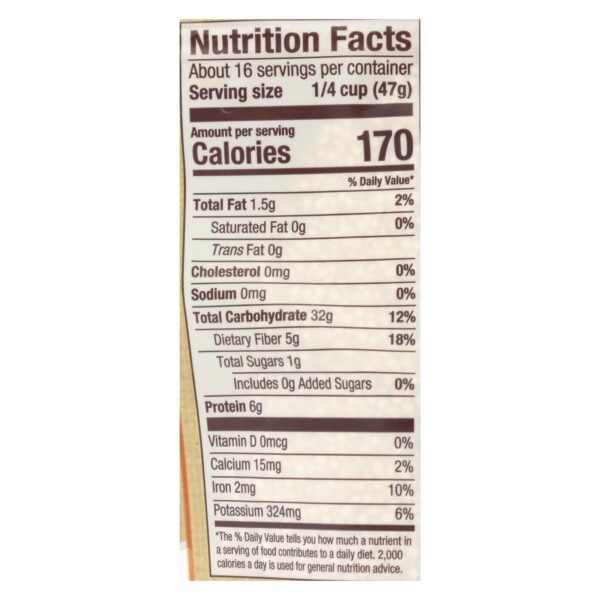 bob's red mill organic quinoa 26 oz. resealable bag