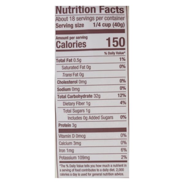 bob's red mill gluten free brown rice farina hot cereal 26 oz. bag