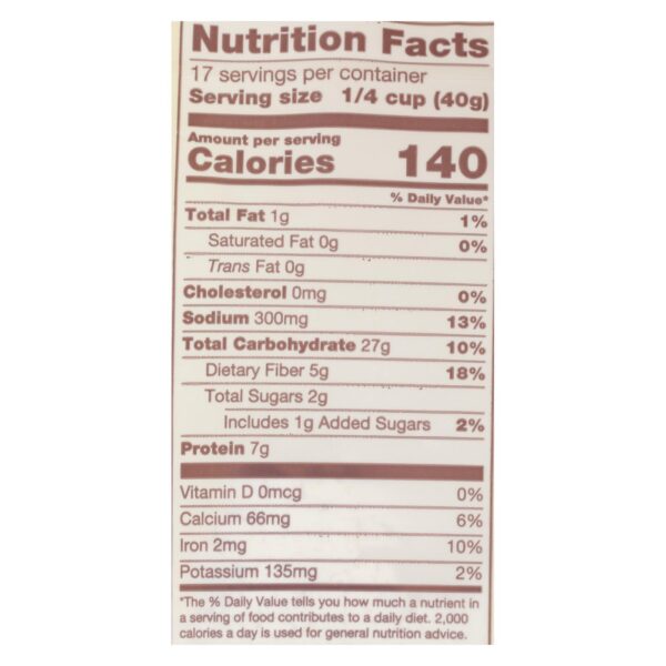 bob's red mill organic 7 grain pancake & waffle mix 24 oz. bag