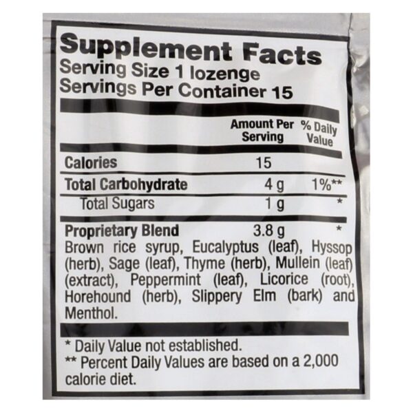 zand menthol cough drops