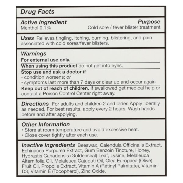 quantum health super lysine + cream for cold sores 0.25 oz.