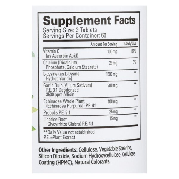 quantum health super lysine + 180 count