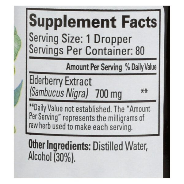 quantum health elderberry liquid extract 2 fl. oz.
