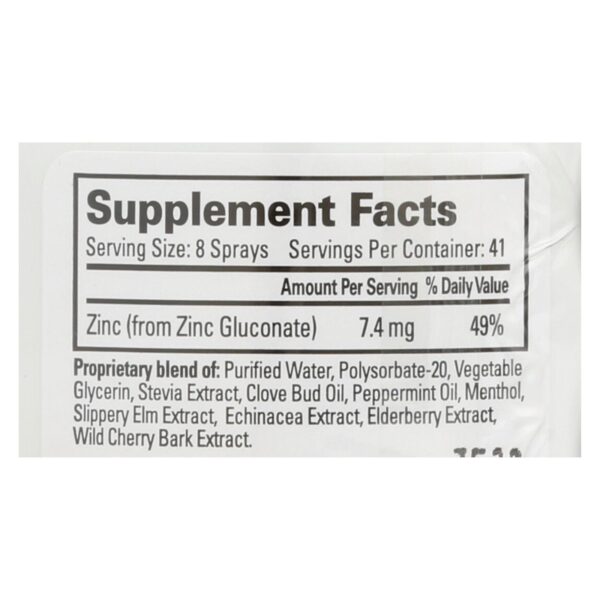 quantum health thera zinc spray 2 fl. oz.