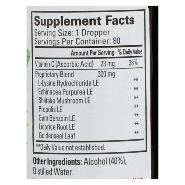 quantum health super lysine + liquid extract 2 fl. oz.