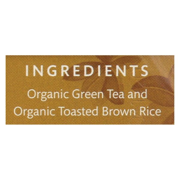 choice teas genmaicha organic tea bags 16 tea bags