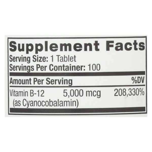 natrol vitamin b 12 strawberry fast dissolve tablets 100 count
