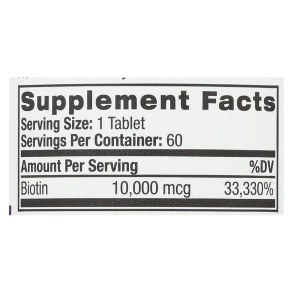 natrol biotin strawberry fast dissolve tablets 60 count