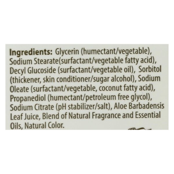 clearly natural natural glycerine bar soaps aloe vera 4 oz.