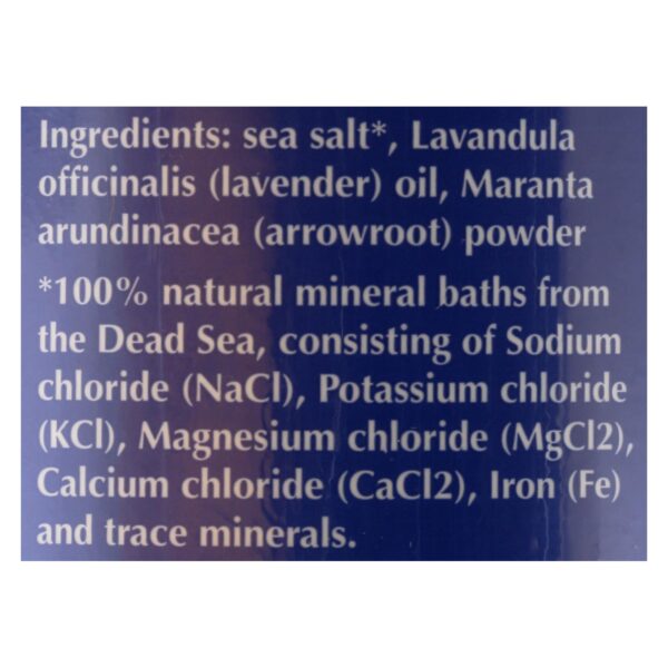 ancient secrets aromatherapy dead sea mineral baths lavender 2 lbs