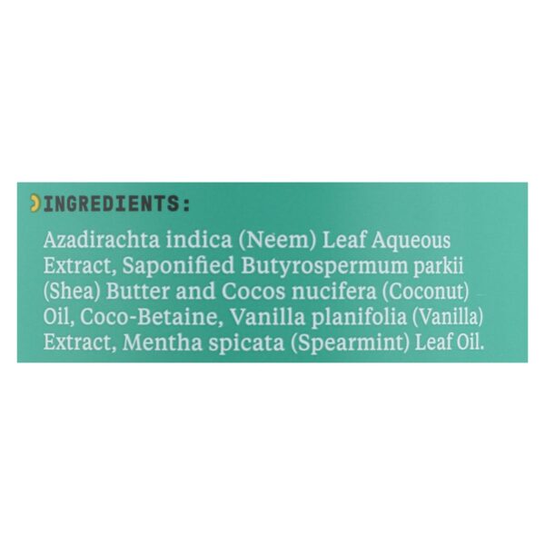 alaffia shea body wash, vanilla mint 32 fl. oz.