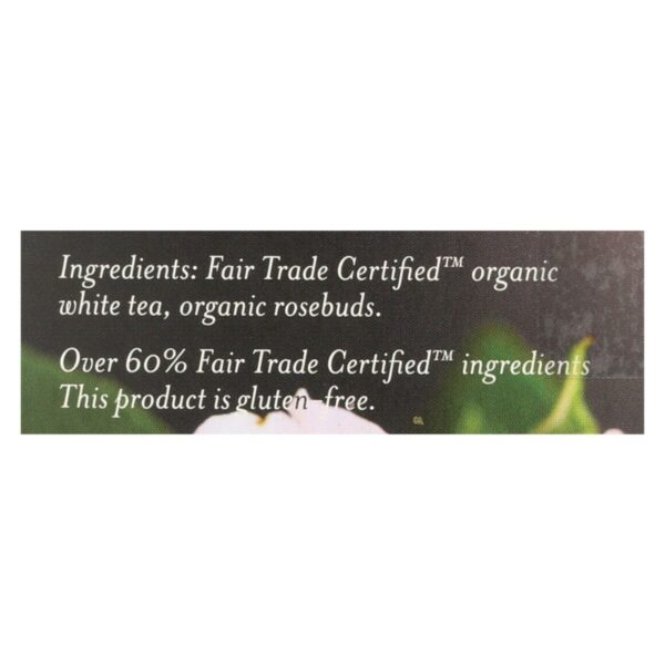 numi tea white rose tea 16 tea bags