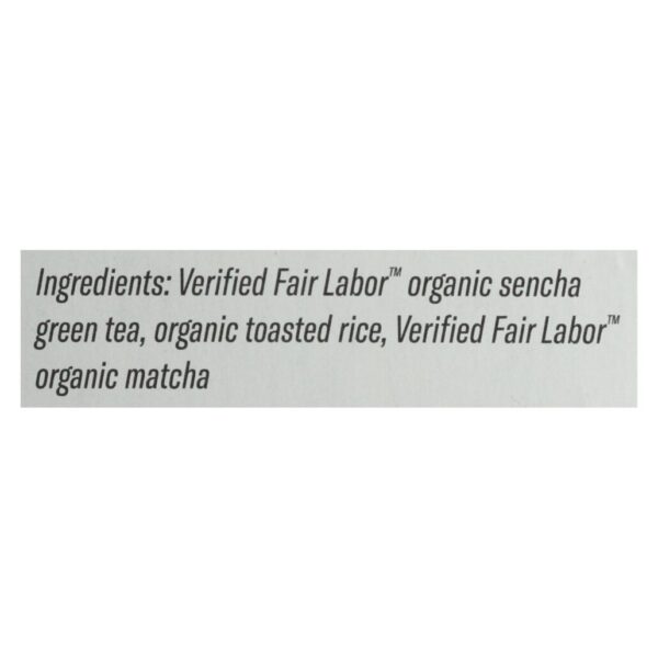 numi tea toasted rice green tea 18 tea bags