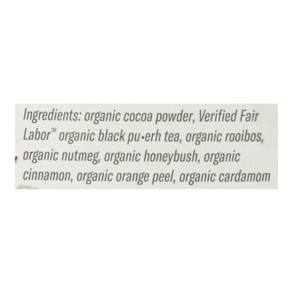 numi tea chocolate puerh black tea 16 tea bags
