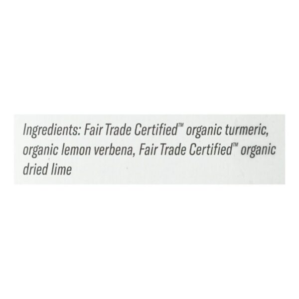 numi tea fair trade golden tonic turmeric tea 12 tea bags