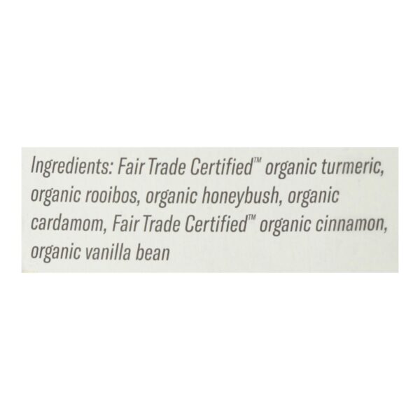 numi tea fair trade amber sun turmeric tea 12 tea bags