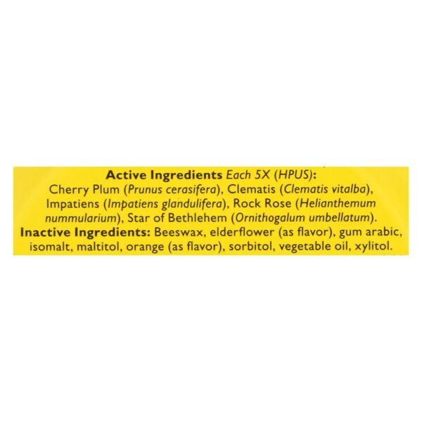 bach rescue remedy pastilles 50 grams