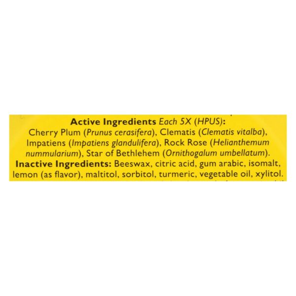 bach rescue remedy pastilles, lemon 50 grams