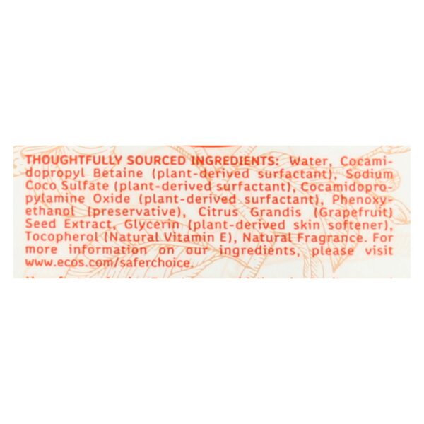 ecos orange blossom hand soap 17 fl. oz.