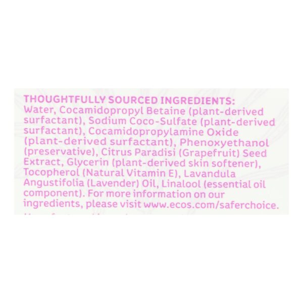 ecos organic lavender hand soap 17 fl. oz.
