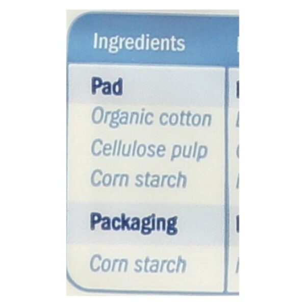 natracare regular pads 14 count