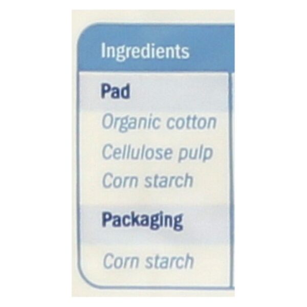 natracare night time pads 10 count