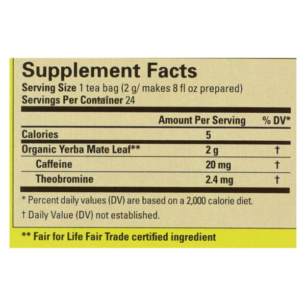 ecoteas yerba mate tea