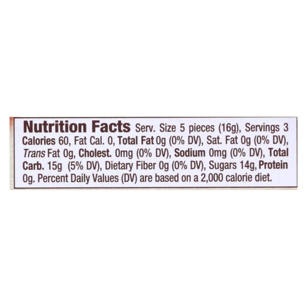 torie & howard blood orange & honey hard candy 2 oz.