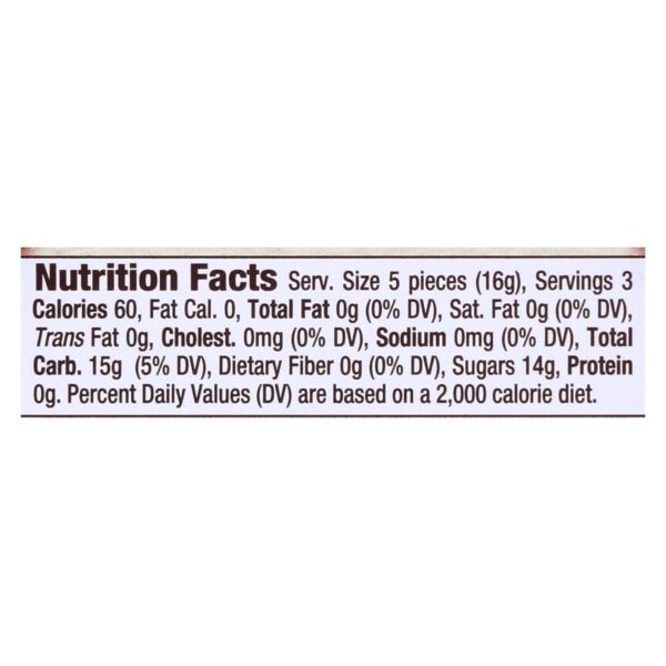 torie & howard pomegranate & nectarine hard candy 2 oz.