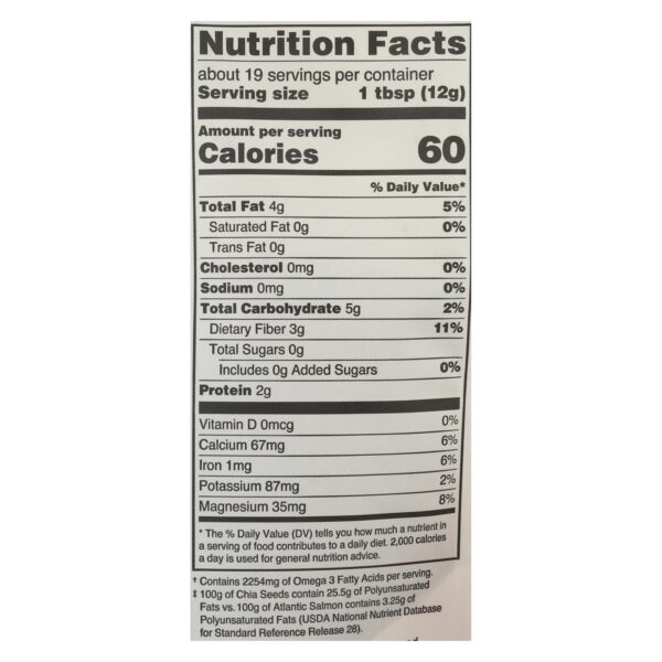 navitas organics chia seeds 8 oz.