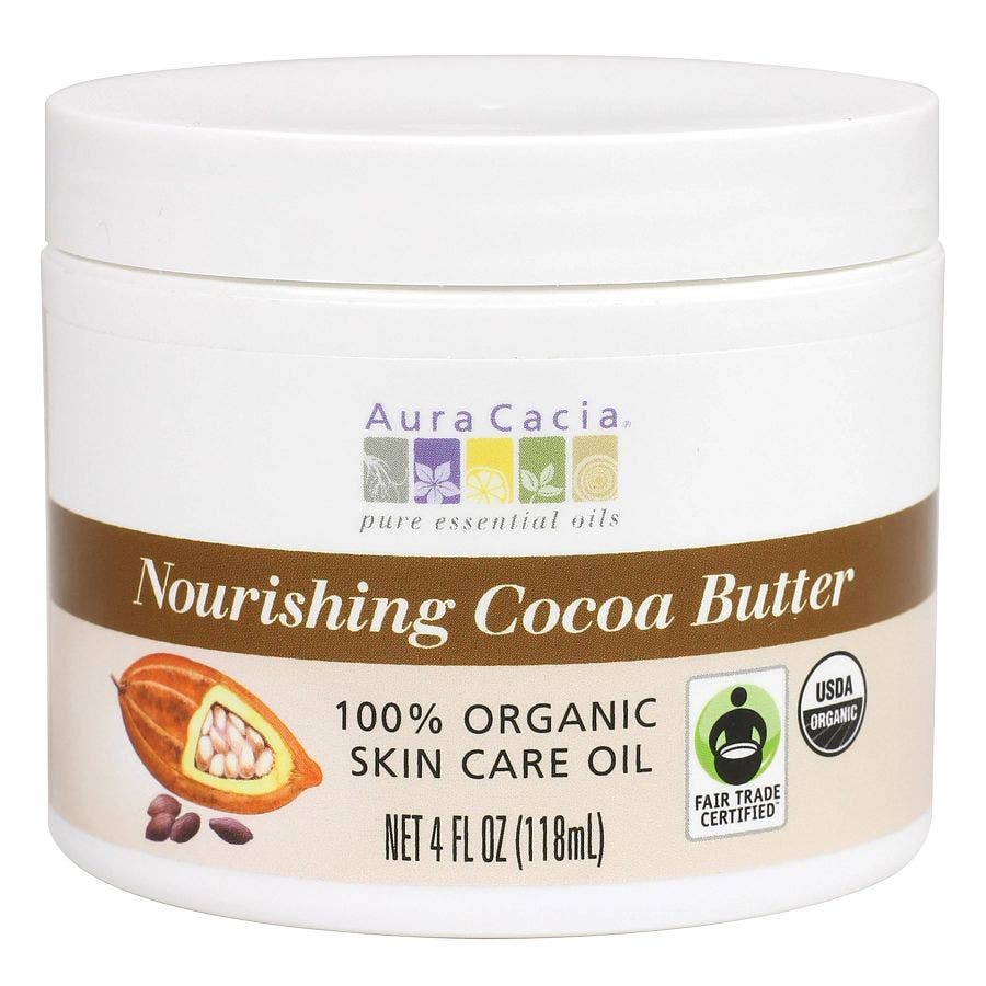 051381846275 aura cacia 4oz body butter cocoa organic l184627d front 1 1.jpeg