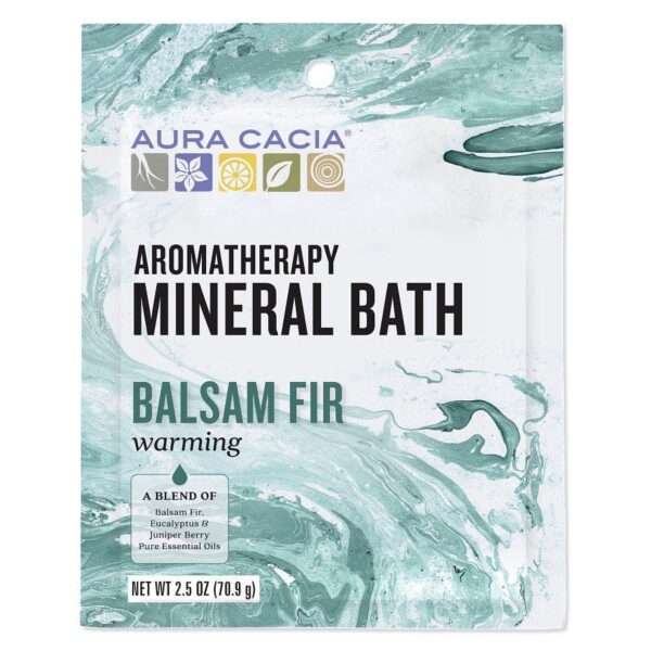 051381885151 aura cacia 2oz mineral bath packet balsam fir l188515e front 1.jpeg