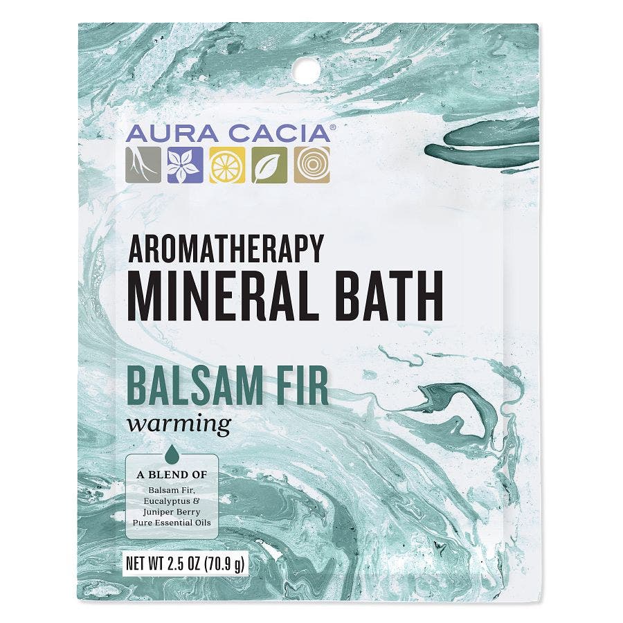 051381885151 aura cacia 2oz mineral bath packet balsam fir l188515e front 1.jpeg
