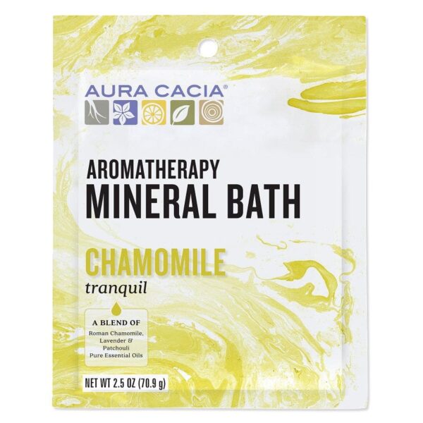051381885199 aura cacia 2oz mineral bath packet chamomile l188519e front 1.jpeg
