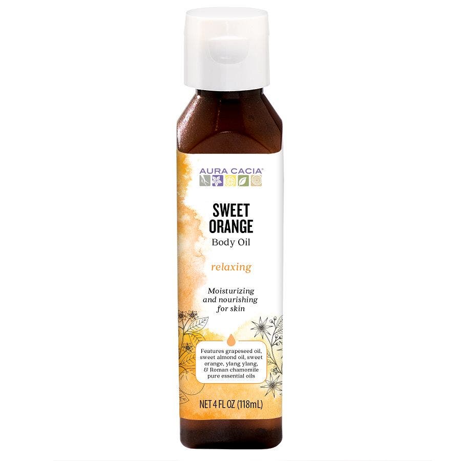 051381886028 aura cacia 4oz body oil sweet orange l188602d front 1.jpeg