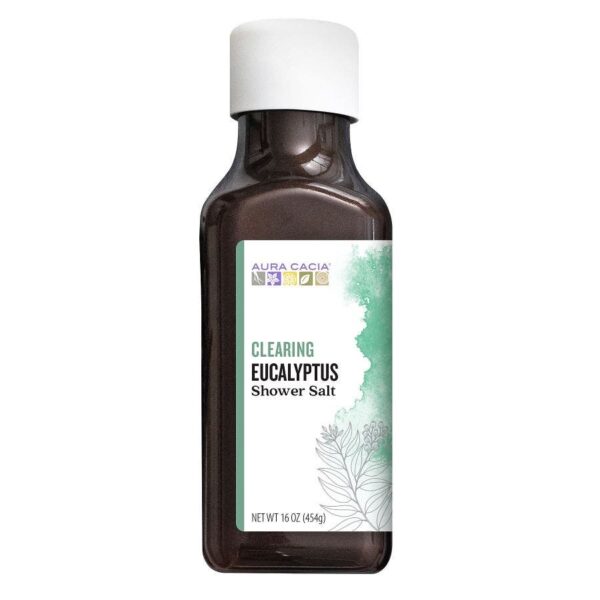 051381902247 aura cacia 16oz shower salt eucalyptus l190224 front 1.jpeg