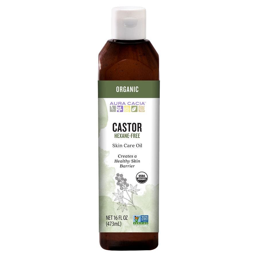 051381914059 aura cacia 16oz skin care oil organic castor l191405d front 1.jpg