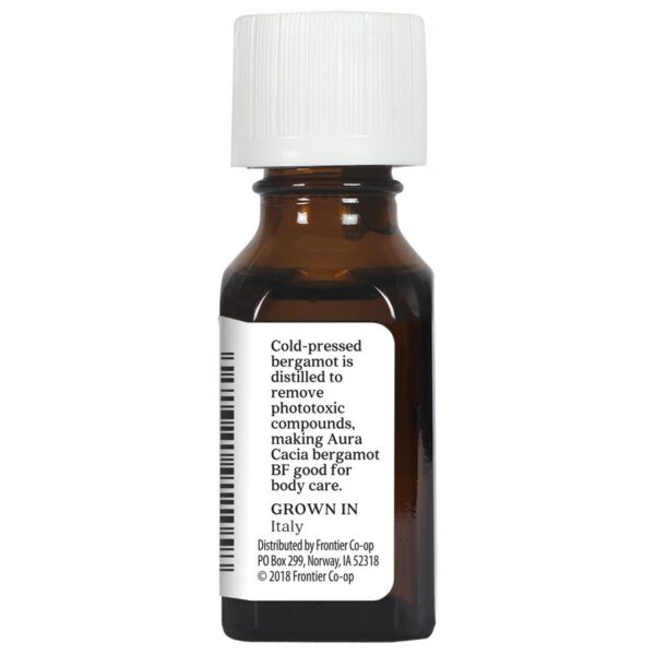 aura cacia essential oil bergamot, 0.5 oz
