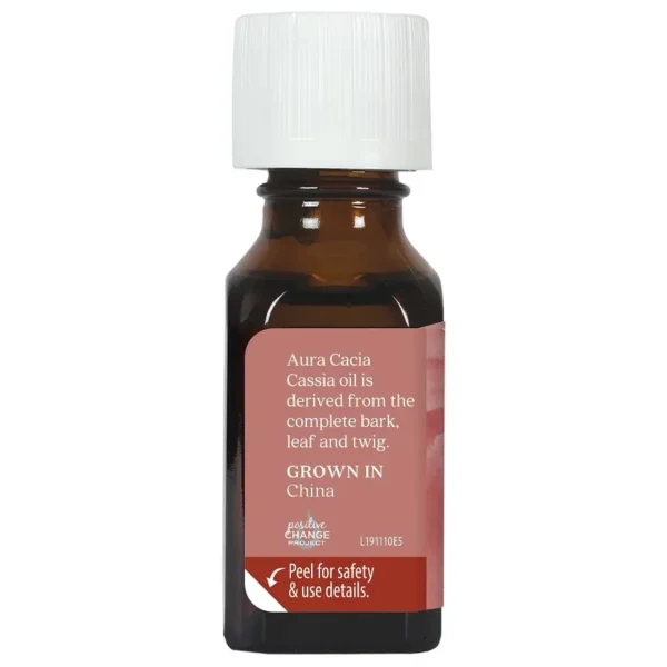 aura cacia essential oil cassia bark 0.5 fl.oz.