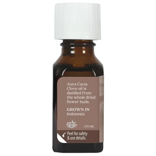 aura cacia essential oil clove bud, 0.5 oz