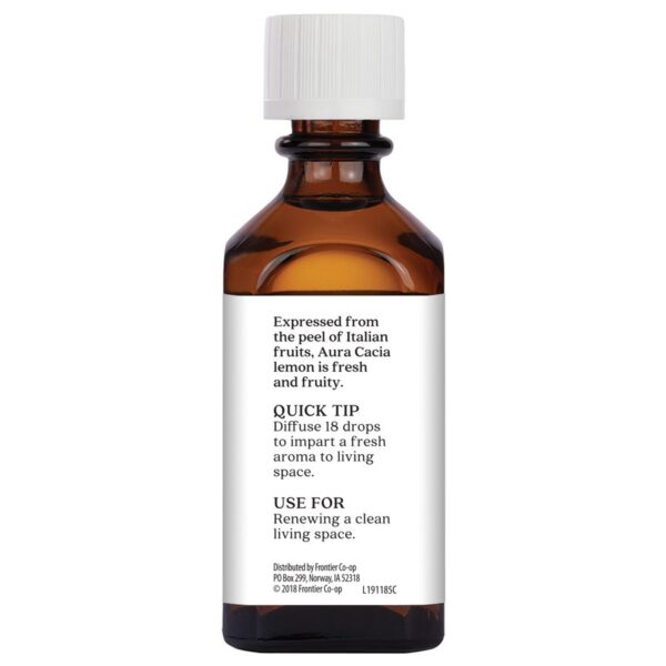 aura cacia essential oil lemon 2 fl.oz.