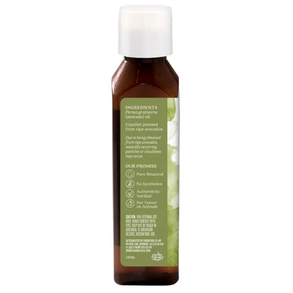 aura cacia oil skin care oil avocado 4 oz
