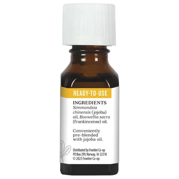 aura cacia precious essential oil frankincense jojoba 0.5 oz