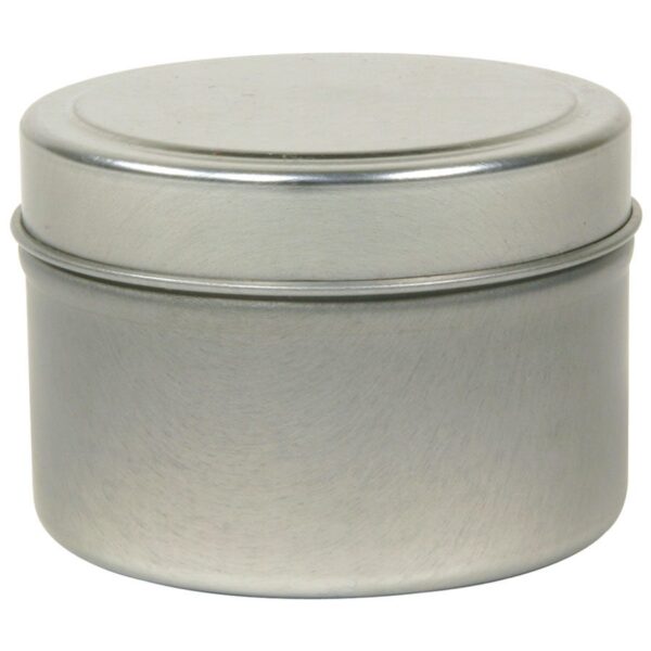1 accessories 4 oz round metal tin with silver finish 8662 front.jpg